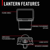 Coast 31034 Eal10R Lantern Rechargeable Dual Power 500 Lumens 29M Beam 72H - 7