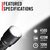 Coast 31049 Xp14R Flashligt  Led Hp Focusing  4500 Lumens 420M Beam 100H - 2