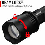 Coast 31051 Xp40R Flashlight Rechargeable-Dual Power 8000 Lumens 230M 36H - 6