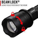 Coast 31051 Xp40R Flashlight Rechargeable-Dual Power 8000 Lumens 230M 36H - 6
