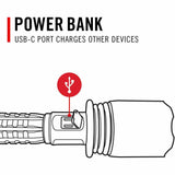 Coast 31051 Xp40R Flashlight Rechargeable-Dual Power 8000 Lumens 230M 36H - 7