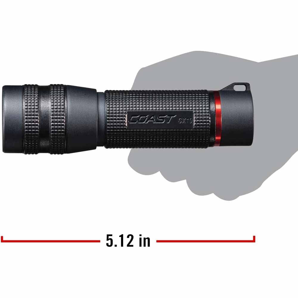 Coast 31054 Gx10 Flashlight Waterproof Dual Power 550 Lumens 177M Beam 18H - 2