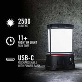 Coast 31082 Eal40R Lantern Rechargeable Plus Power 2500 Lumens 63M Beam 93H - 2
