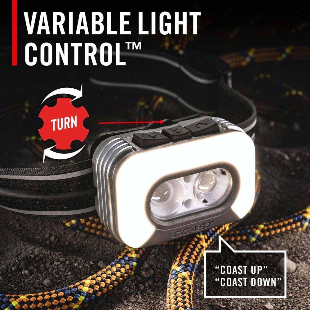 Coast 31108 Rl35R Headlamp Voice-Controlled Lighting 1100 Lumnes 170M Beam 83H - 3