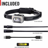 Coast 31108 Rl35R Headlamp Voice-Controlled Lighting 1100 Lumnes 170M Beam 83H - 11
