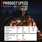 Coast 31126 Kl30R Flashlight Usb-C Rechargeable With Uv 500 Lumens 128M Beam 16H - 5