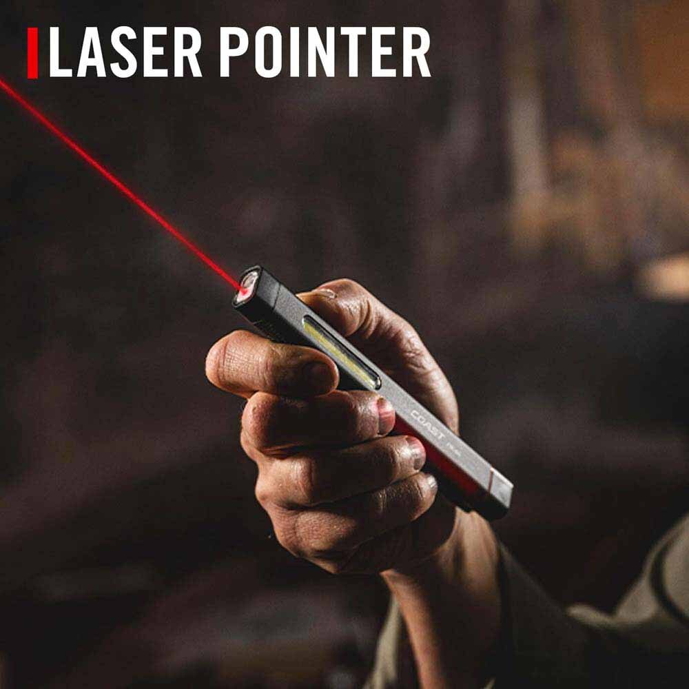 Coast 31127 Pm50R Laser Rechargeable Dual Beam Work Light 255 Lumens 40M Beam 5H - 5