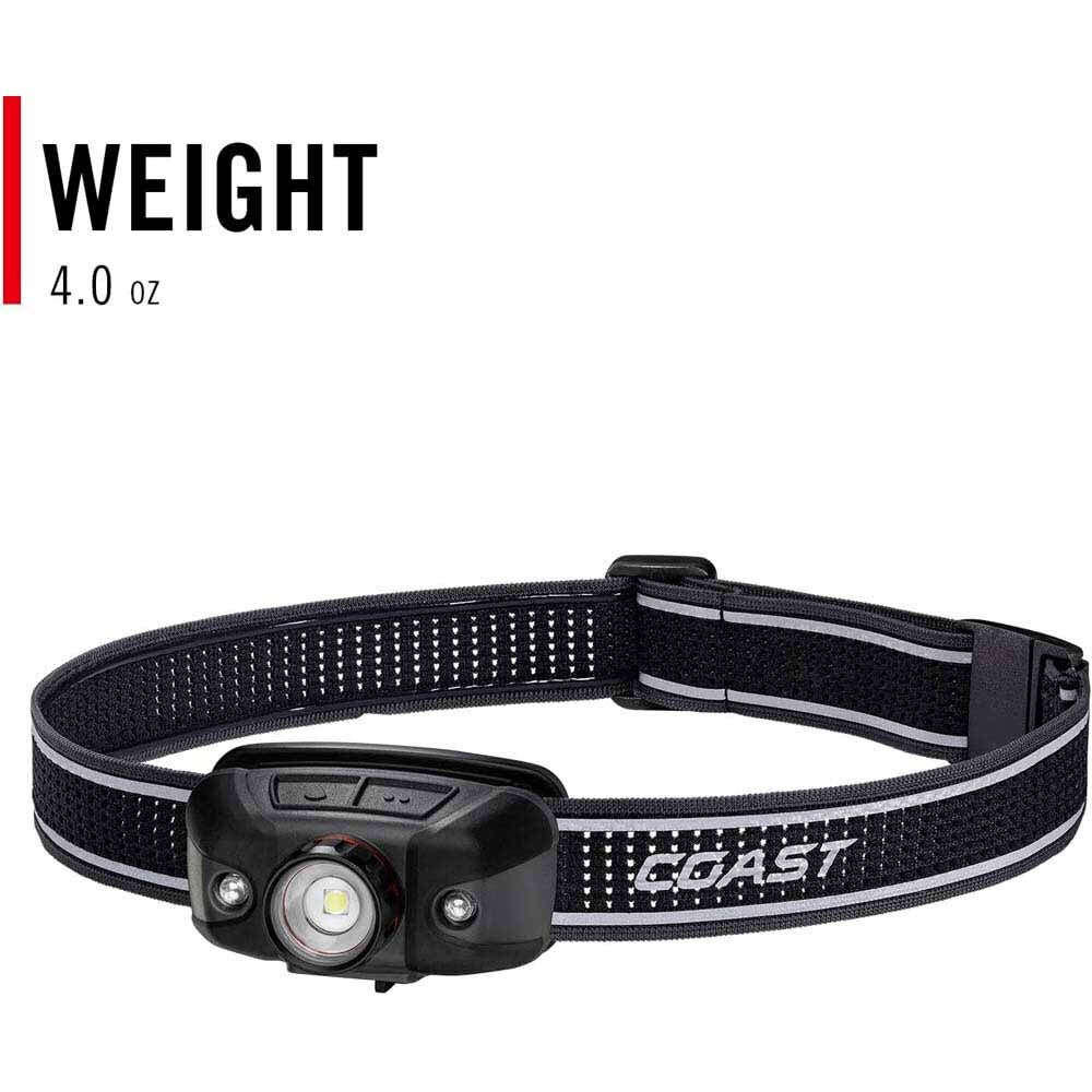 Coast 31131 Flx40R Headlamp Usb-C Rechargeable Tri-Color Beam 800 Lumens 137M 10H - 3