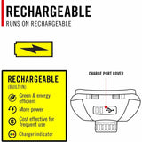 Coast 31131 Flx40R Headlamp Usb-C Rechargeable Tri-Color Beam 800 Lumens 137M 10H - 9