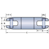 Condux 08190408 7/8" x 4.83" 400 D.Drill Directional Drilling Swivel - 2