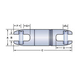 Condux 08210012 1 1/4" x 4000 lbs Working Load 821 Champion Swivel - 3