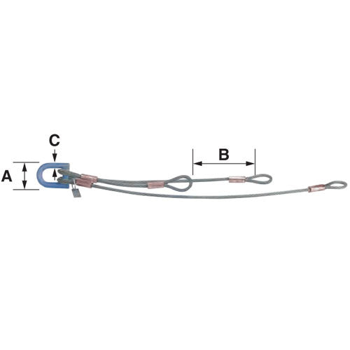 Condux 08549332 3 Way 1/2" Cable Multiple Pulling Harness - 2