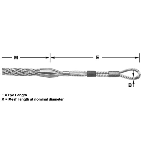 Condux 08641716 .50" - .90" Dia. Green Dua-Pull Pulling Grip