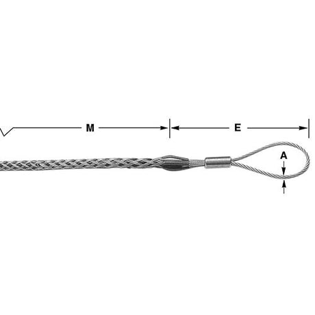 Condux 08641922 Multiple Strength Grip - Flexible Eye, .50 -.74-32 6800 lbs