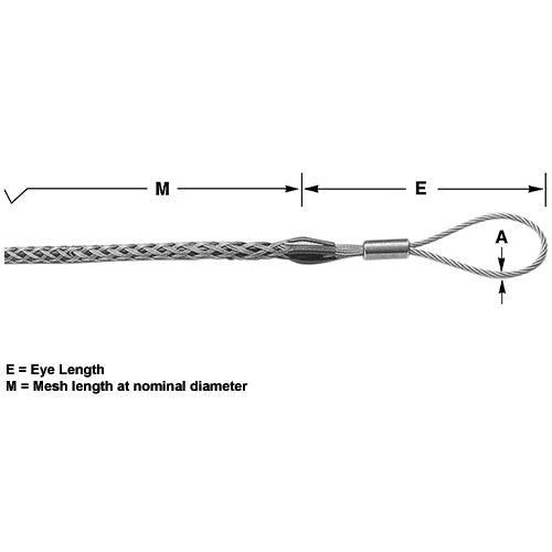 Condux 08641949 1.50" - 1.74" Dia. Multiple Strength Grip - Flexible Eye