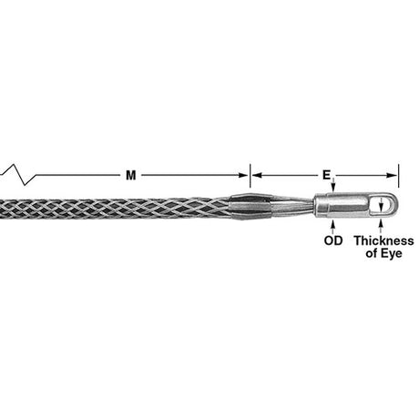 Condux 08642122 K-Type Grips - Standard, Forged Eye, .50- .61-16 5600 lbs