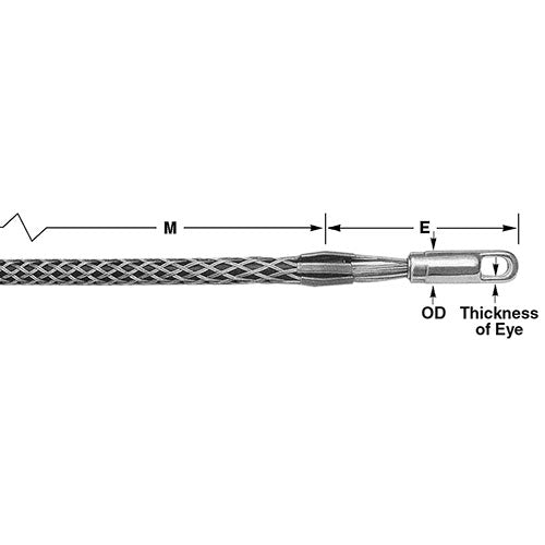 Condux 08642173 K-Type Grips Standard Forged Eye, 5.00-5.99-60 48000 lbs