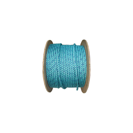 Continental Western 402084 5/8" Blue Steel 3-Strand Twisted Polypropylene Rope