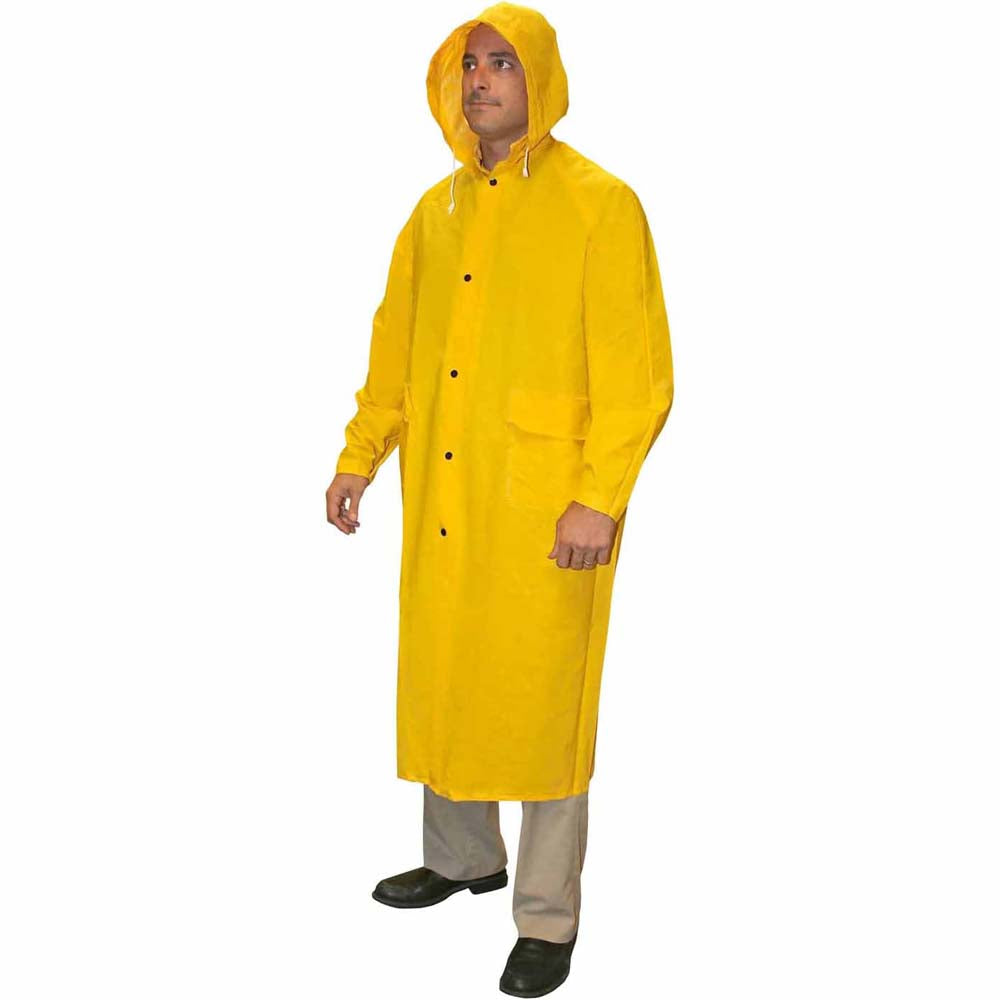 Cordova Safety RC35YM Renegade Yellow Raincoat, Detachable Hood