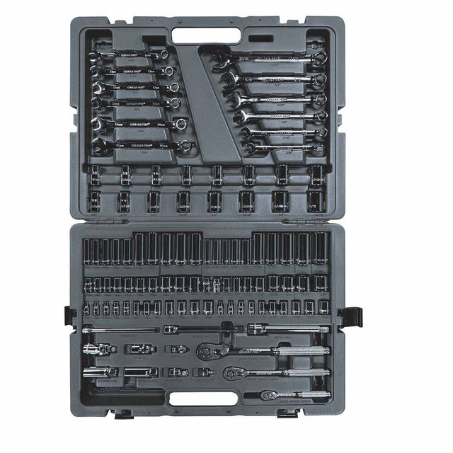 Cougar Pro A234 Socket Wrench Set SAE & Metric with Ratchets, Sockets, and Wrenches (103 Piece)