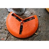 CoverMe KO20-060 2" to 6" Wedge Adjustable Hole Cover with Knockout and Locking Clips - 2