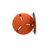 CoverMe LG10-120 6" to 12" Adjustable Round Hole Cover with Extension Cord Punchout - 2