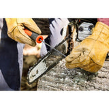 Crescent 02230B-1 7/32" x 8" Round Knurl Cut Chainsaw File for Blade Sharpening - 4