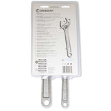 Crescent AC2812VS 2-Piece Adjustable Wrench Set, Satin Chrome, 8 in. and 12 in. (Set of 2) - 9