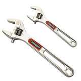 Crescent AC3610VS Chrome Quick-Fit-Jaw Adjustable Wrench Set 6" and 10" (2 Piece Set)