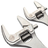 Crescent AC3610VS Chrome Quick-Fit-Jaw Adjustable Wrench Set 6" and 10" (2 Piece Set) - 2