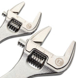 Crescent AC3610VS Chrome Quick-Fit-Jaw Adjustable Wrench Set 6" and 10" (2 Piece Set) - 3