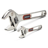Crescent AC3610VS Chrome Quick-Fit-Jaw Adjustable Wrench Set 6" and 10" (2 Piece Set) - 4