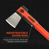 Crescent CFAXE6 Headlock 8 lb Fiberglass Splitting Axe with 36 Inch Handle - 3