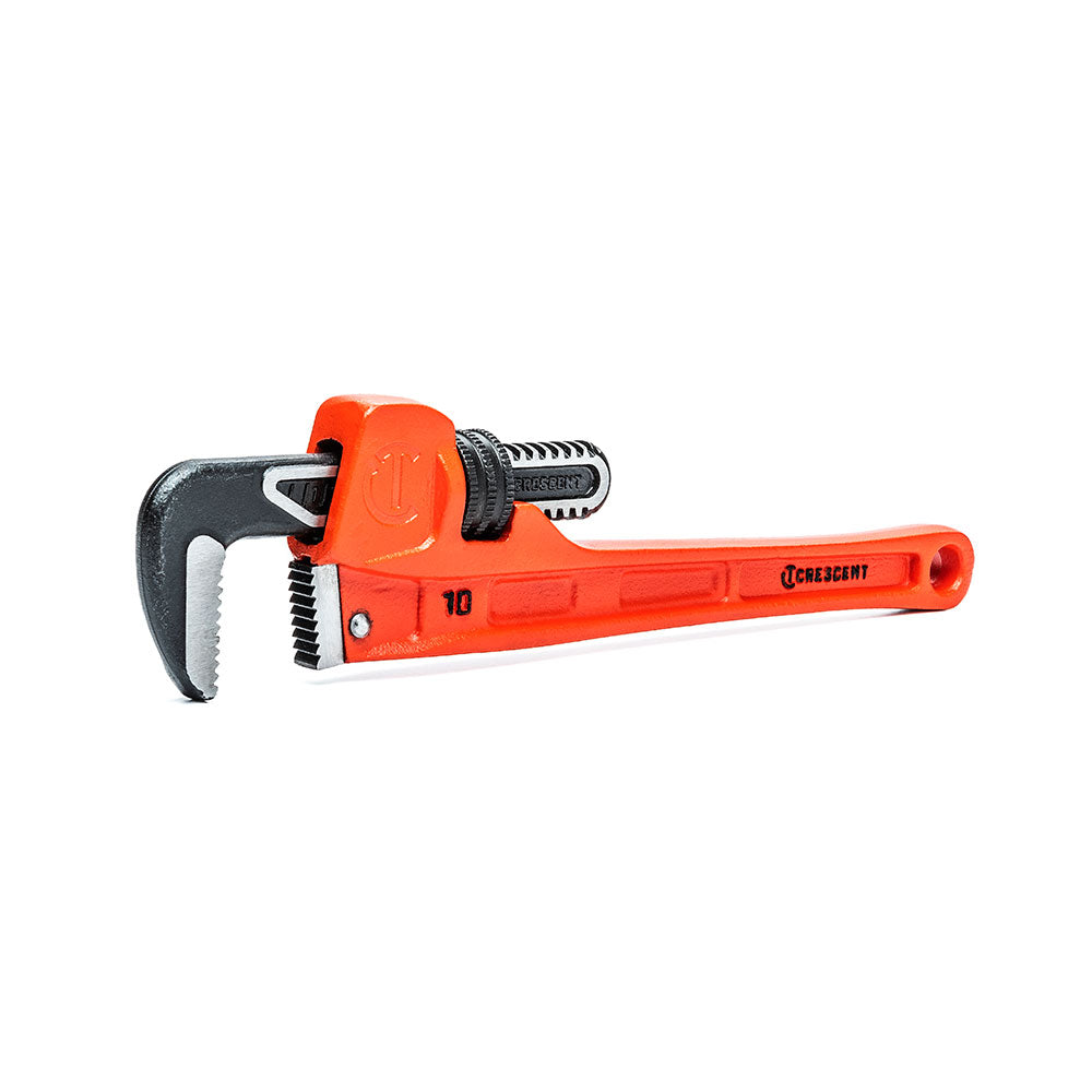 Crescent CIPW10S  10" Straight Iron Slim Jaw Pipe Wrench - 2