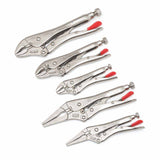 Crescent CLP5SETN-08 5 Piece Curved and Long Nose Locking Plier Set