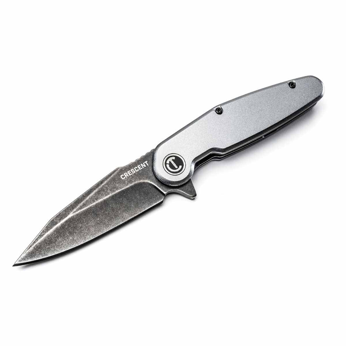 Crescent CPK350A 3-1/2" Harpoon Blade Aluminum Handle Pocket Knife - 3