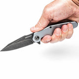 Crescent CPK350A 3-1/2" Harpoon Blade Aluminum Handle Pocket Knife - 6