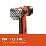 Crescent CSHF8 8 lb Headlock Fiberglass Sledgehammer with Waffle Face and Overstrike Protection - 2