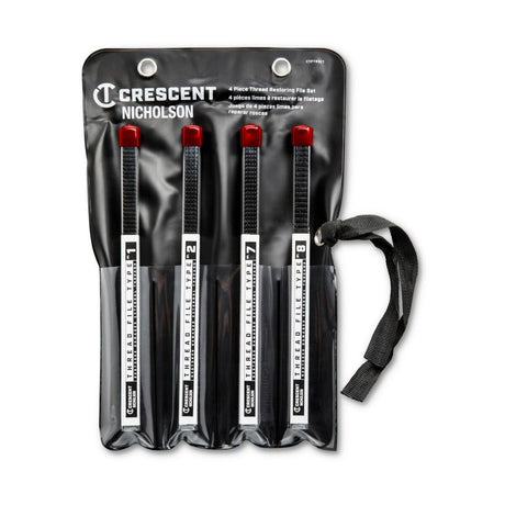 Crescent CTFTRSET Thread Restoring File Set for Bolt and Pipe External Threads (4 Piece Set)