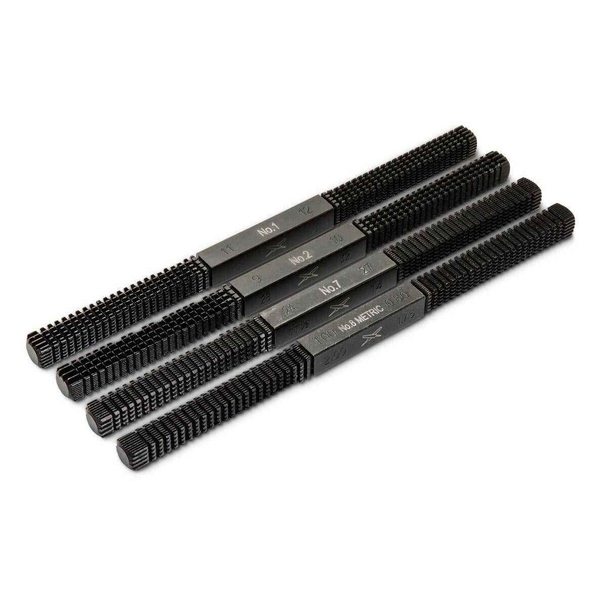 Crescent CTFTRSET Thread Restoring File Set for Bolt and Pipe External Threads (4 Piece Set) - 2