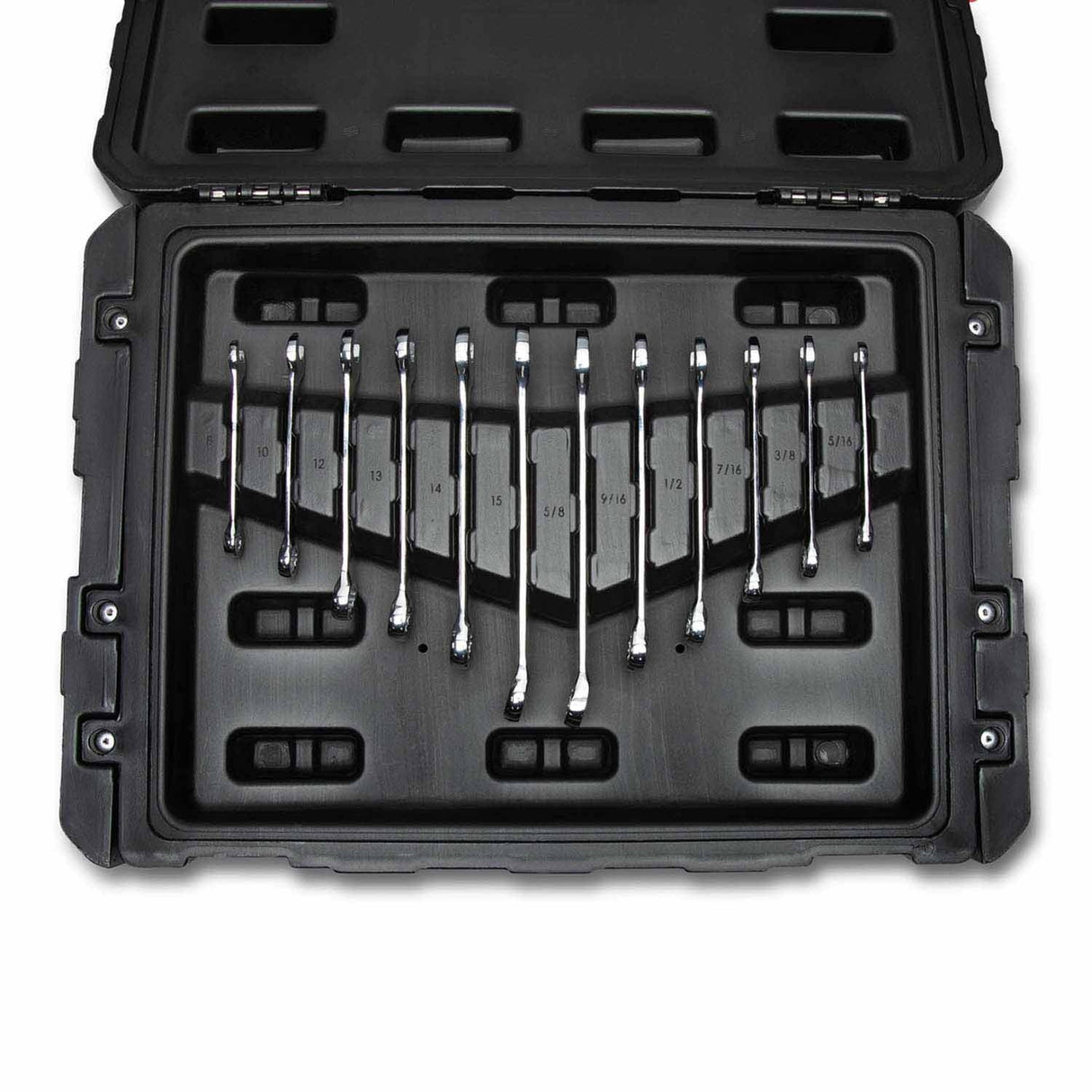 Crescent CTK229C 229 Piece 1/4", 3/8", 1/2" Mechanics Hand Tool Set with 3 Drawer Storage Case - 7