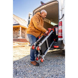 Crescent F3SCBL SITERUNNER 3 Shelf Folding Jobsite Cart - 5