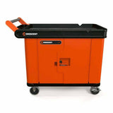 Crescent IUC2SCBM-2DLR RAILWORKS Kit: Base 5" Caster Cart + Double Lockable Door Storage