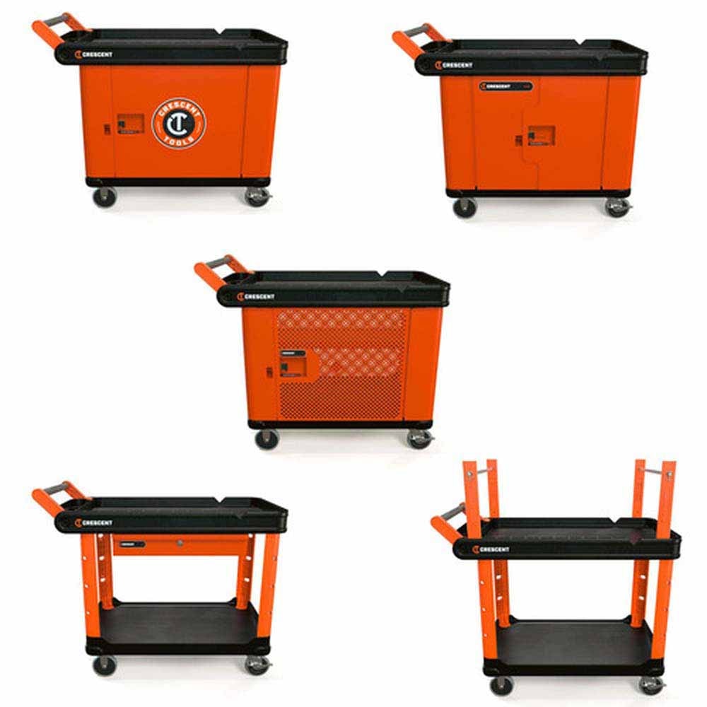 Crescent IUC2SCBM-RCPR RAILWORKS Kit: Base 5" Caster Cart + Wire Spool Holders