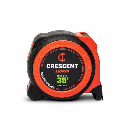 Crescent L1035CB-02 1-3/16" x 35' COUNTROLTOUCH NITE EYE Tape Measure