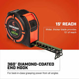 Crescent L1125NECME 1-1/4" x 8 M/25' WORKHORSE NITE EYE Tape Measure - 3