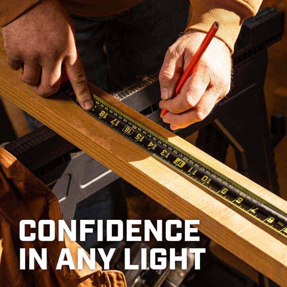 Crescent L1125NESET2V 2 Pack 1-1/4" x 25' WORKHORSE NITE EYE Tape Measure - 7