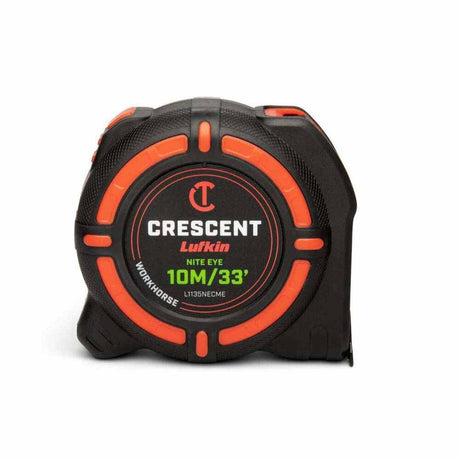 Crescent L1135NECME 1-1/4" x 25' WORKHORSE NITE EYE Magnetic Tape Measure