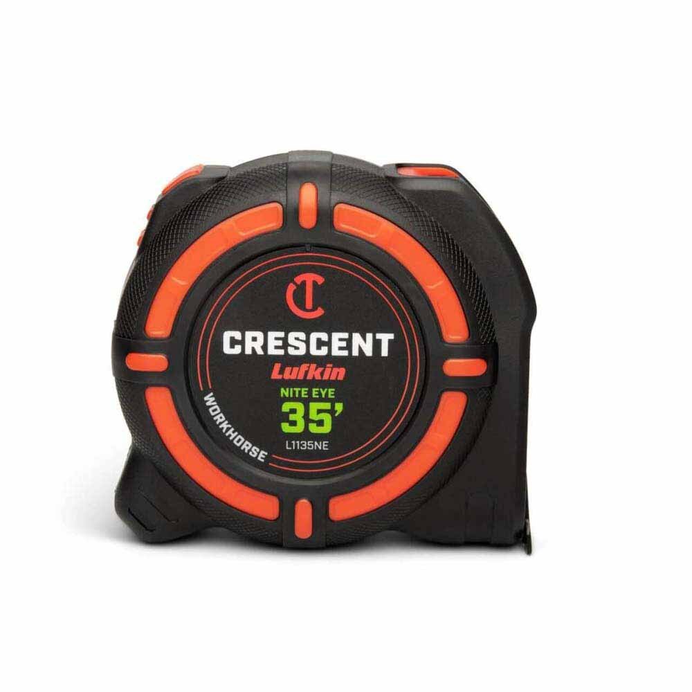 Crescent L1135NE 1-1/4" x 35' WORKHORSE NITE EYE Tape Measure