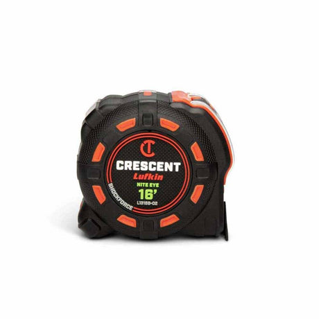 Crescent L1316B-02 1-1/4" x 16' SHOCKFORCE NITE EYE Tape Measure